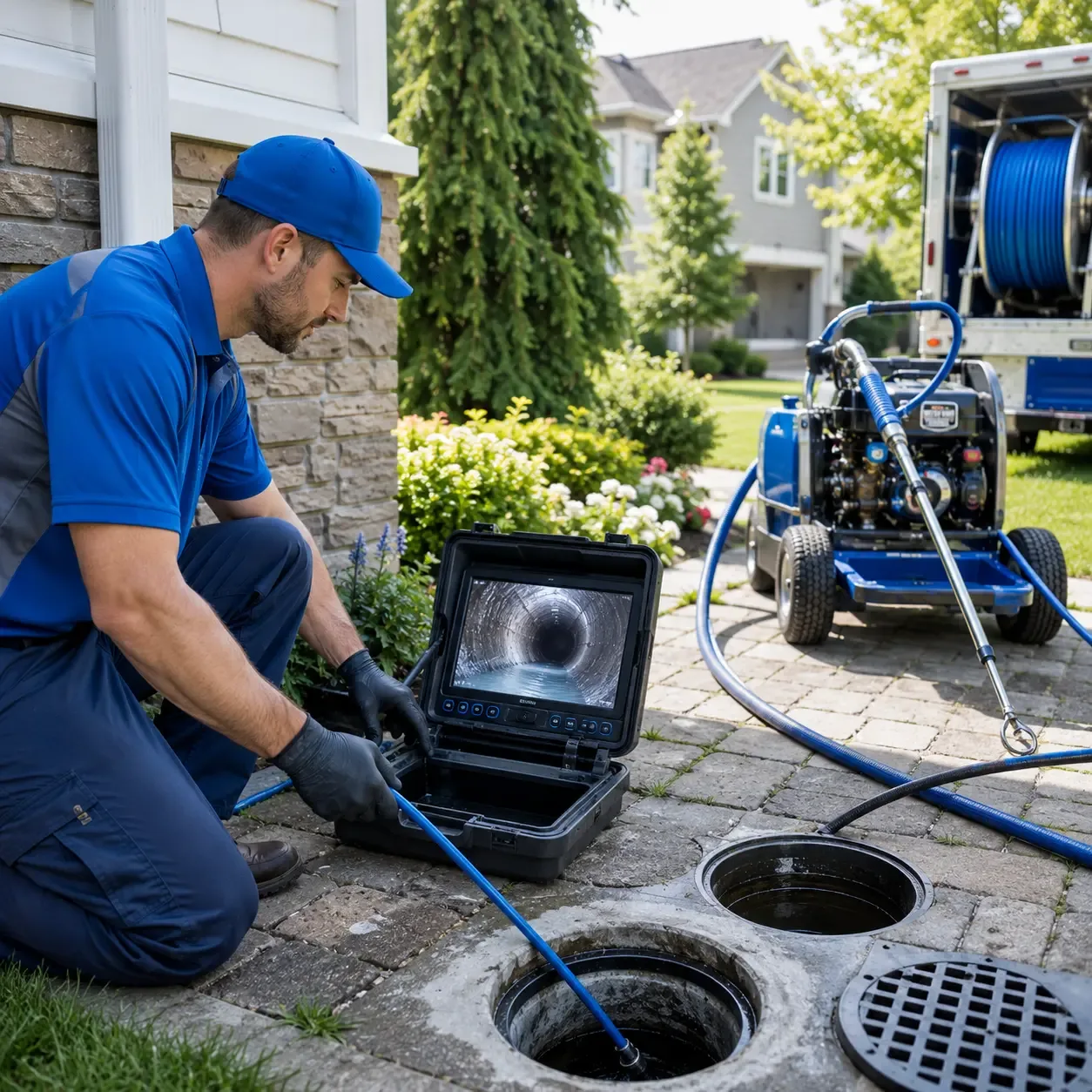 Outdoor drain cleaning professionals serving Granite Springs, NY